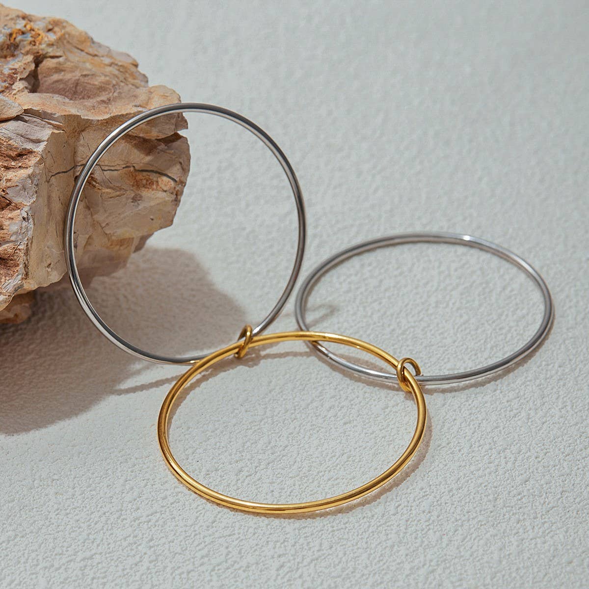 18K GOLD MULTI LAYER TITANIUM STEEL BRACELET_CWAJE4644