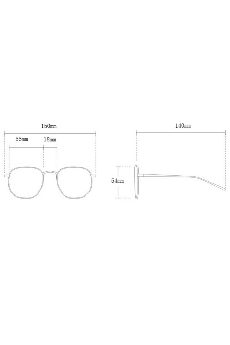Women Geometric Frame Eyeglasses_Cwasg0135
