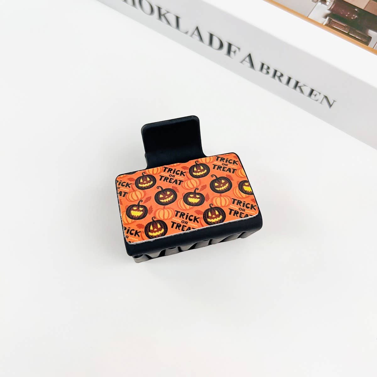 GOTHIC HALLOWEEN CLAW CLIP PUMPKIN GHOST DESIGN_CWAHA1443