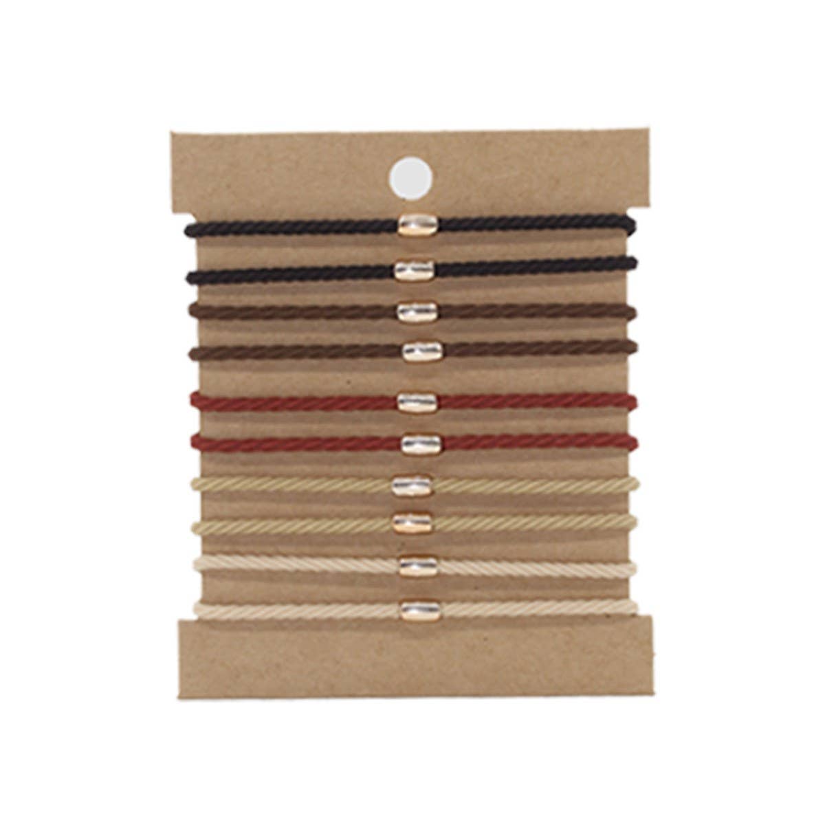 10 PIECE GRADIENT COLOR PALETTE HAIR SCRUNCHIES_CWAHA2717