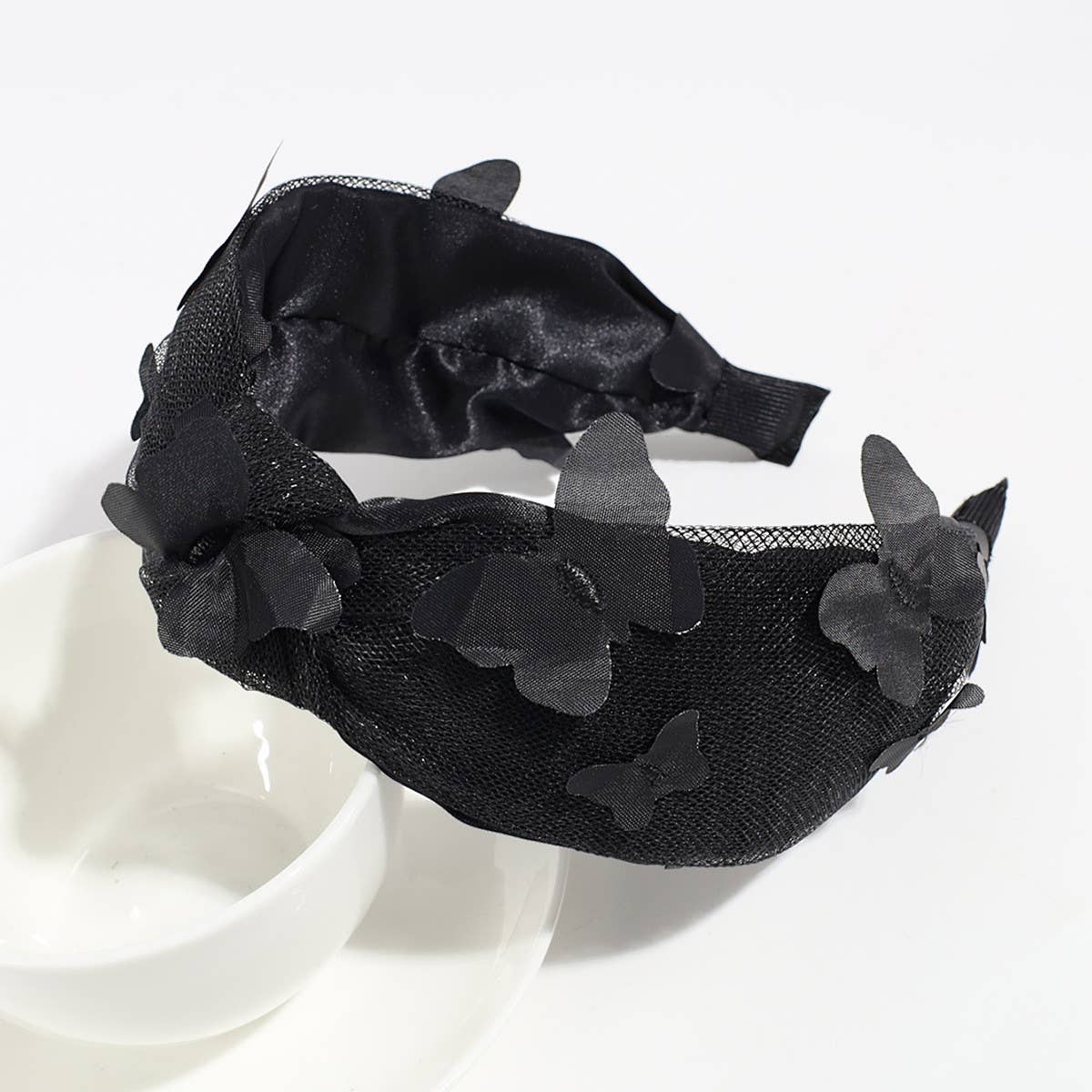 FRESH BUTTERFLY WIDE RIM KNOTTED HEADBAND_CWAHA2298