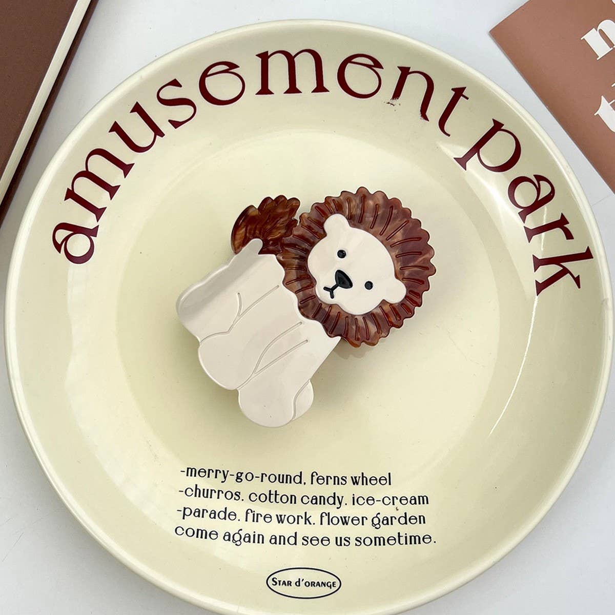 CUTE ANIMAL ACETATE CLAW CLIP CARTOON HAIR GRIP_CWAHA5888