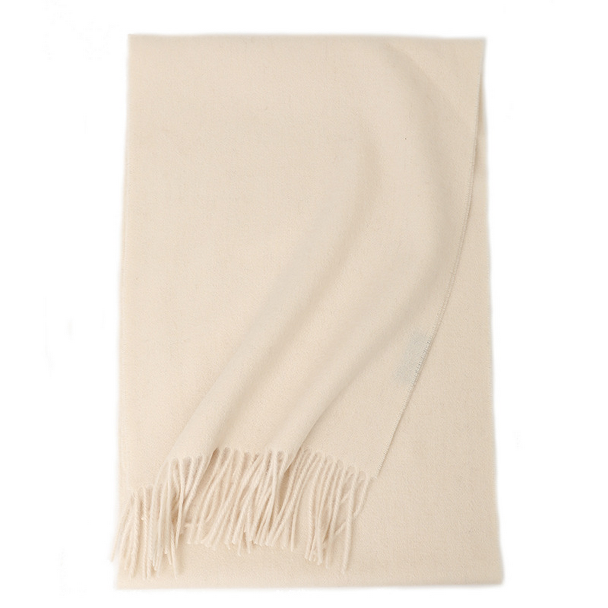 Unisex Wool Scarf Soft Solid Color With Tassels_Cwasc2707