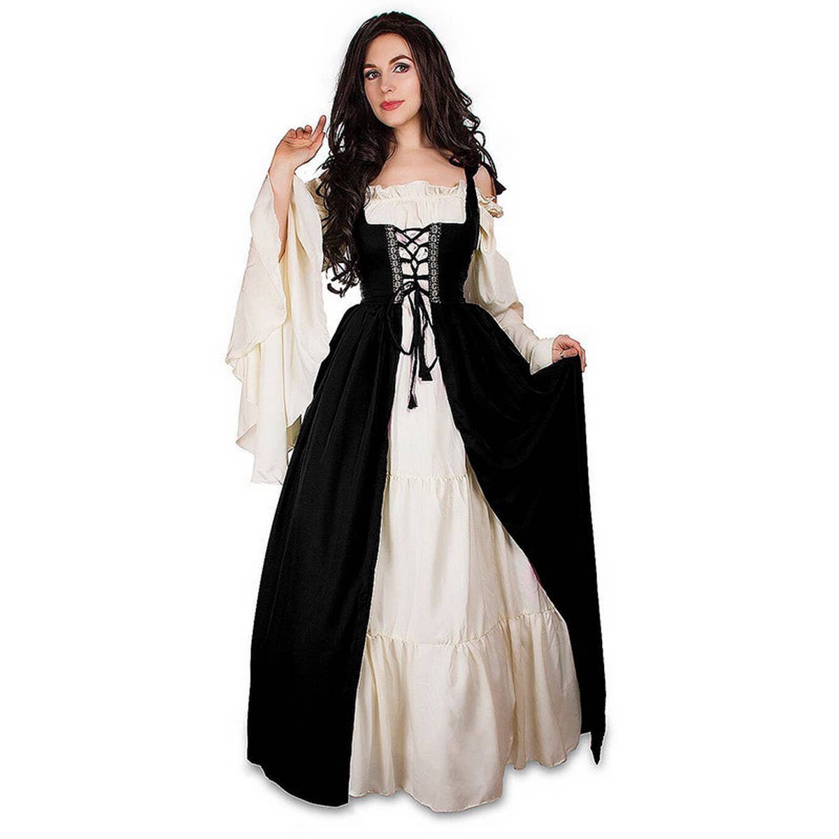 HALLOWEEN BONDAGE CORSET DRESS COSTUME_CWMM1506