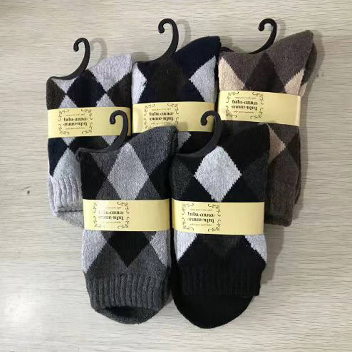 5 PAIRS OF CASUAL THICK COTTON SOCKS_CWMS0682