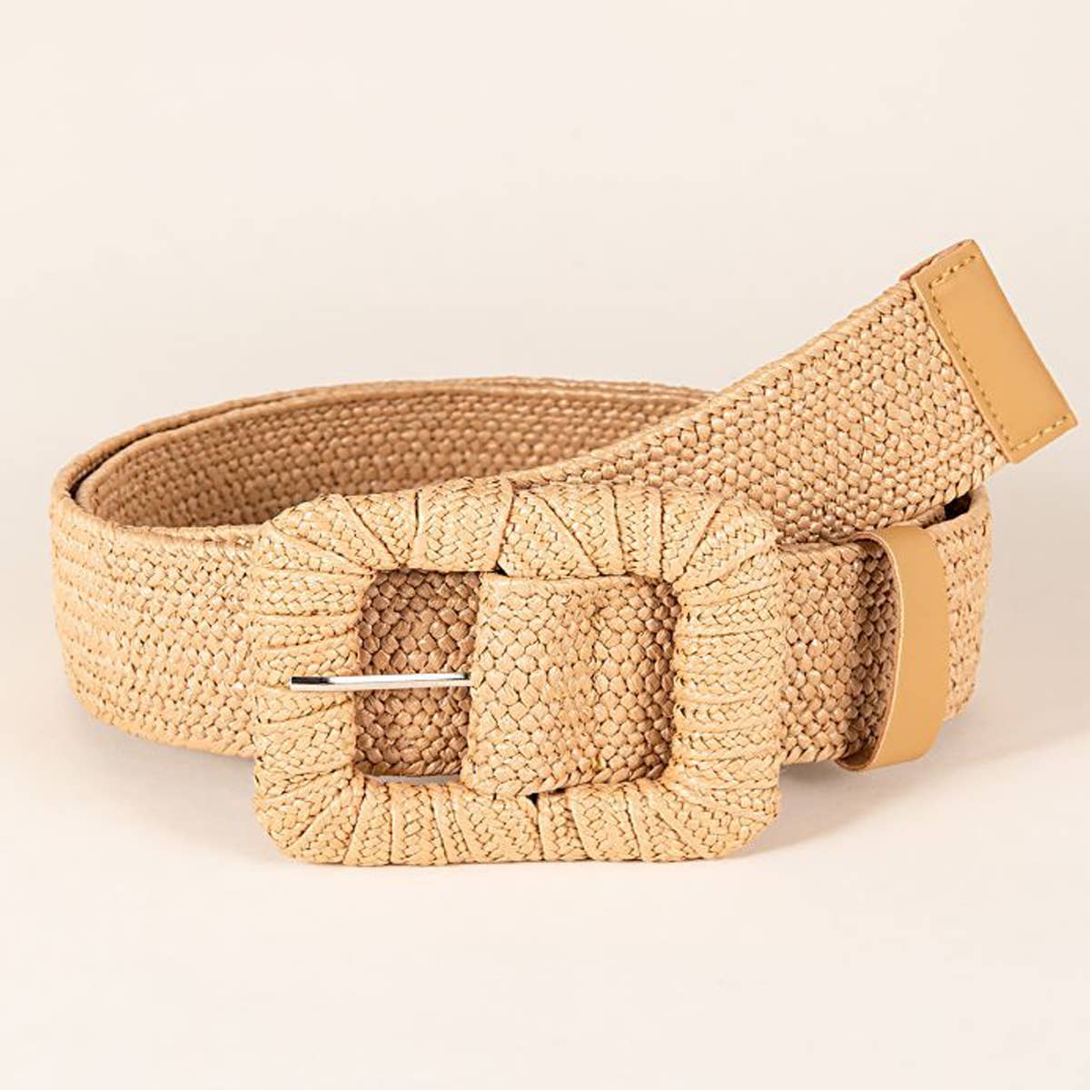 Ven Square Buckle Elastic Waistband_Cwabe0438