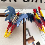 ROOSTER ACETATE SHARK HAIR CLAW CLIP FOR WOMEN_CWAHA5768