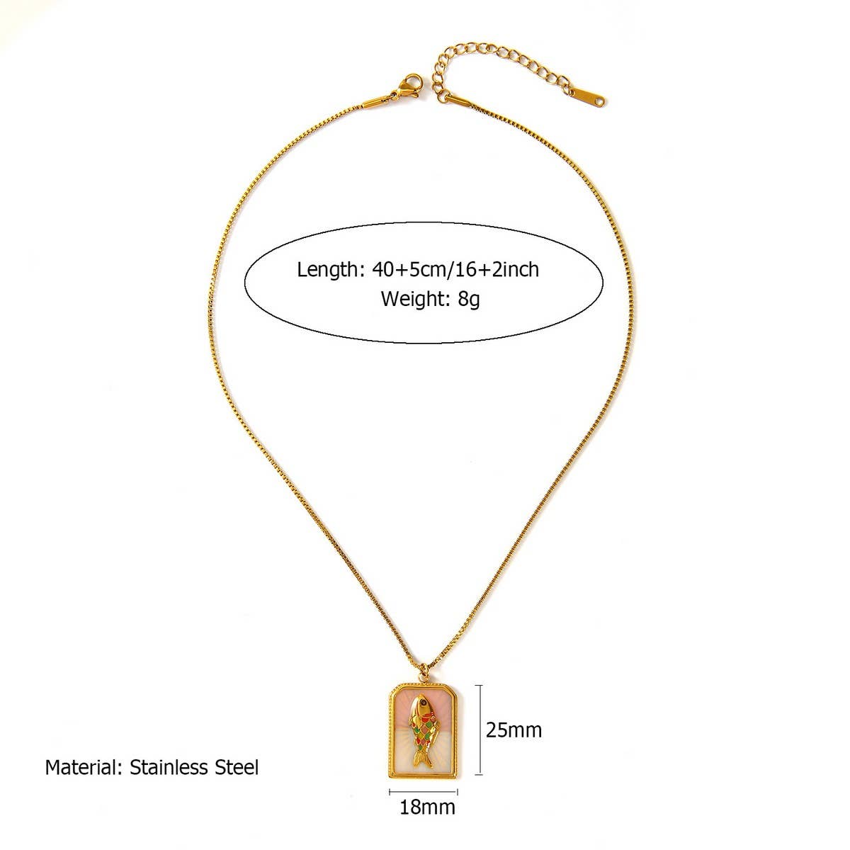 Vintage Style Steel Necklace With Heart Pendant_Cwmm8857