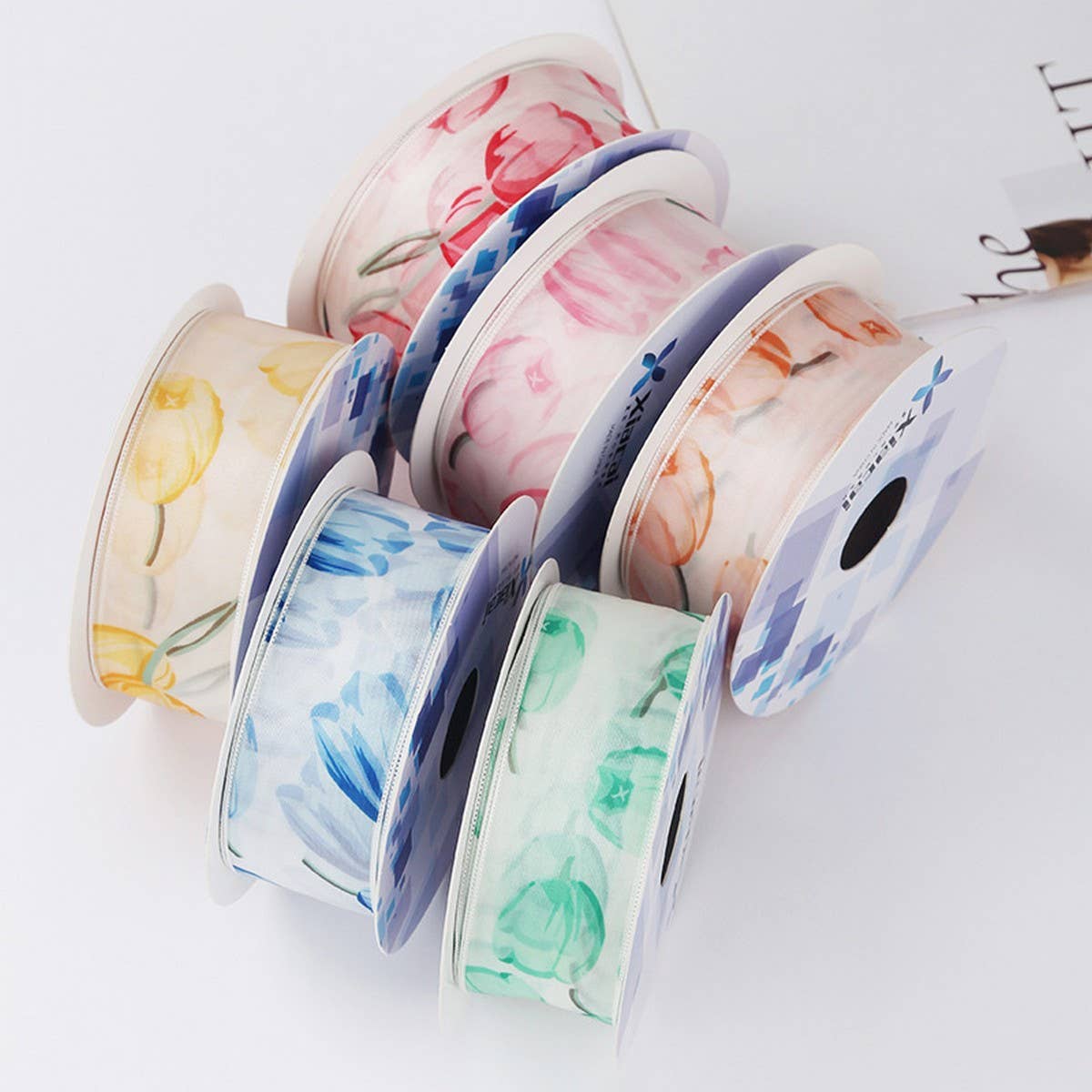 Tulip Gift Wrapping Ribbon Ribbon Diy Ribbon_Cwmm5782