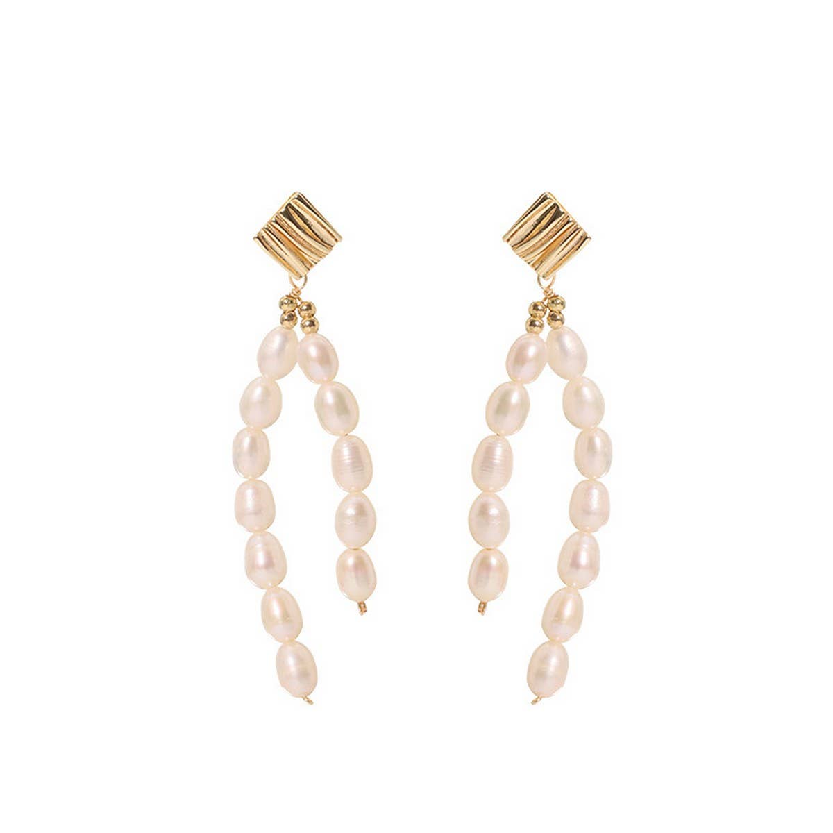 LIGHT LUXURY NATURAL PEARL EARRINGS FOR WOMEN_CWAJE3819