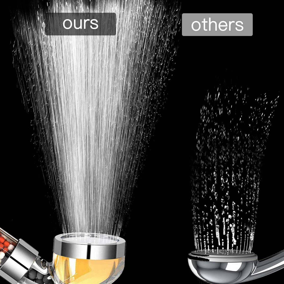 LEMON AROMA FILTER NEGATIVE ION SHOWER HEAD_CWASC1705