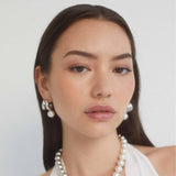 NEW FASHION IRREGULAR LINE PEARL EARRINGS_CWAJE5126