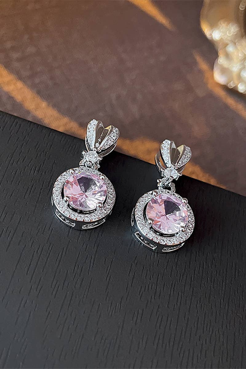 BEADS DECKED ROUND DANGLE EARRINGS_CWAJE0319