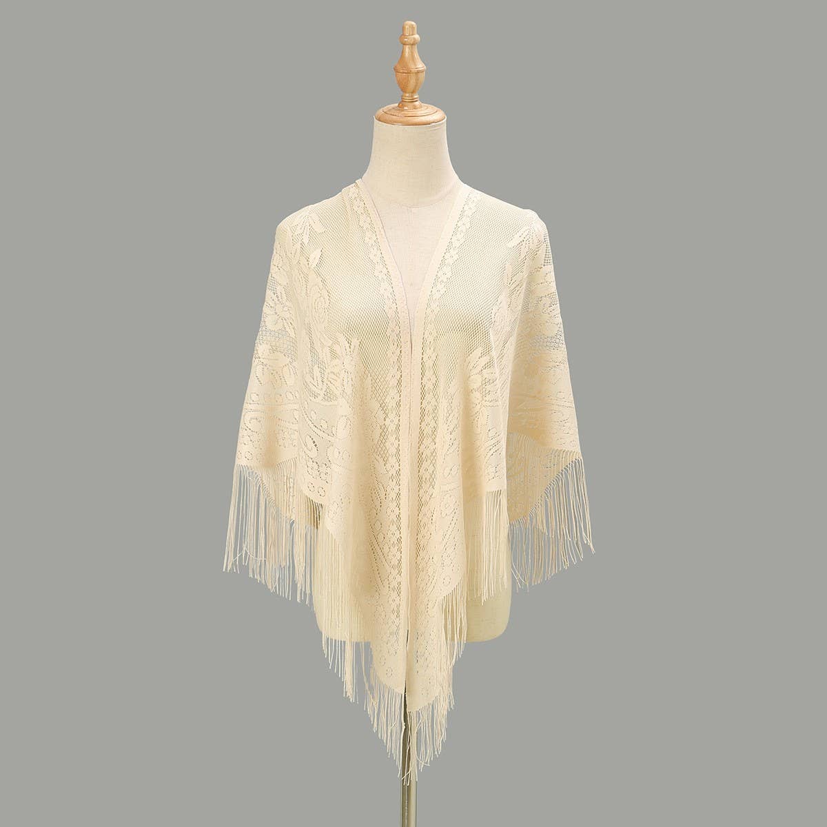 SOLID COLOR LACE SCARF SOFT SHAWL FOR WOMEN_CWMM1995