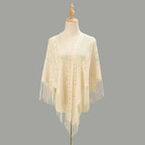 SOLID COLOR LACE SCARF SOFT SHAWL FOR WOMEN_CWMM1995