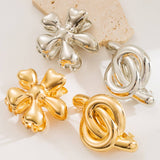 MINIMALIST FLORAL GEOMETRIC HAIR CLAW CLIP_CWAHA6192