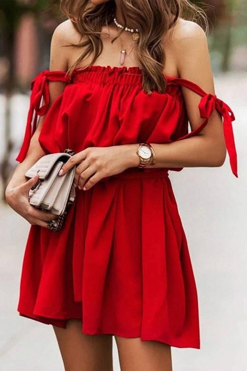 Spice Girl Elastic Chest Waist Slim Slip Dress_Cwdsd3099