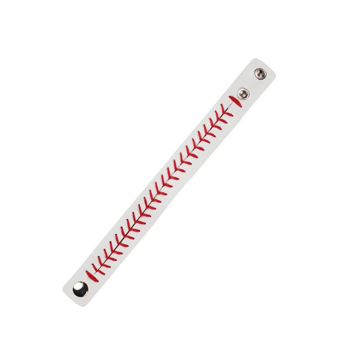 HAND SEWN LEATHER BRACELET KEYCHAIN_CWMM0564