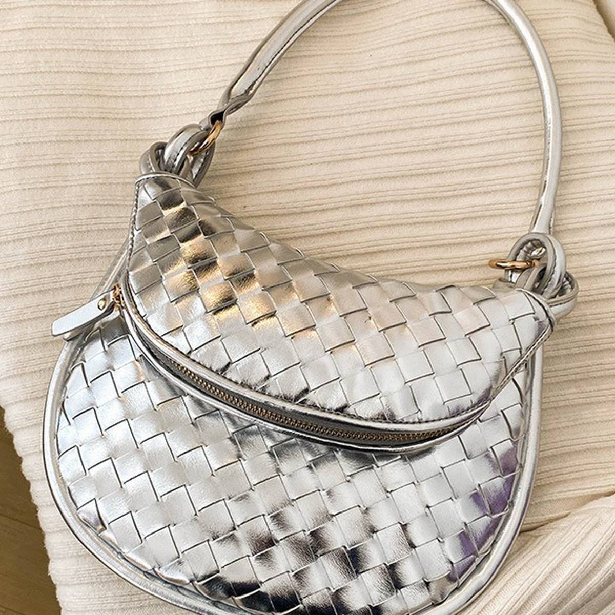 HANDMADE STRAW BAG FASHION ONE SHOULDER ARMPIT BAG_CWAB1912