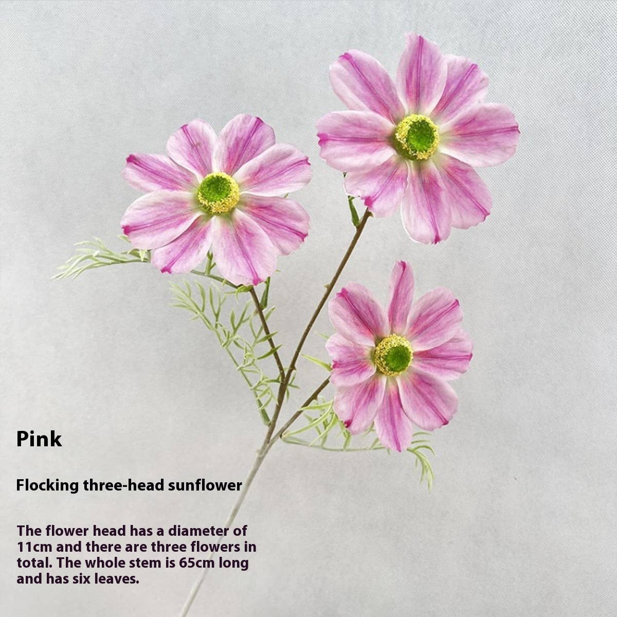 ARTIFICIAL COSMOS SUNFLOWER SILK HOME DECOR_CWMM6467