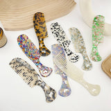 Vintage Acetate Heart Comb For Hair Makeup_Cwmm6432