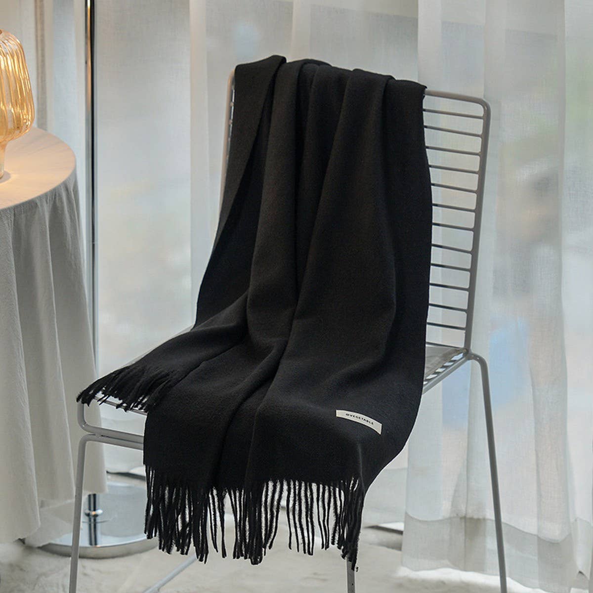 Winter Soft Macaron Scarf Shawl Wrap For Women_Cwasc1501