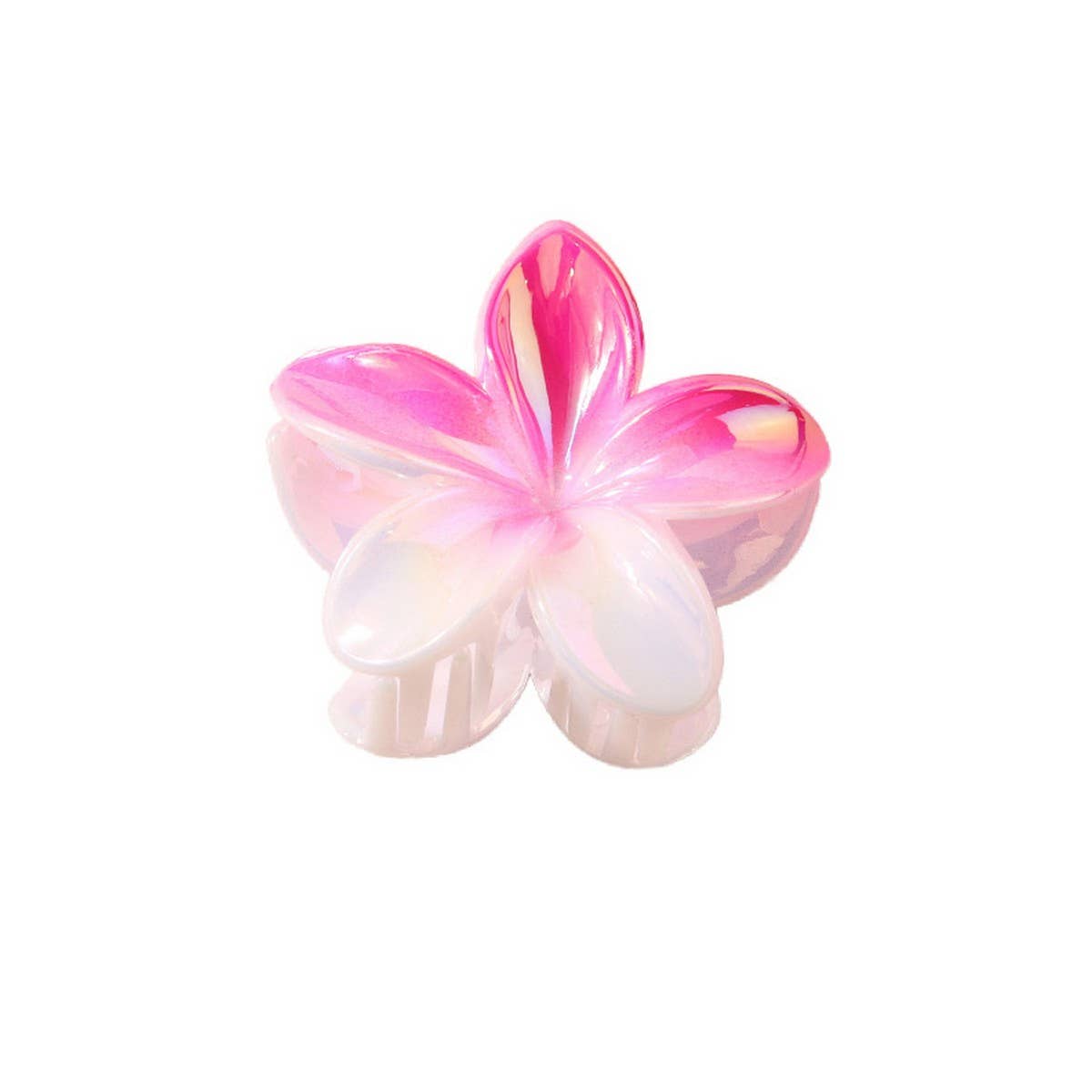 EGG FLOWER GRADIENT HAIR CLAW STYLISH ELEGANT_CWMM4986