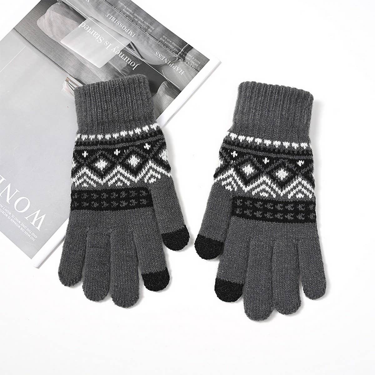 AUTUMN AND WINTER FIVE FINGER CYCLING WARM GLOVES_CWMM1490