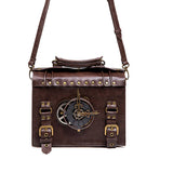 RETRO CLOCK DECORATIVE PUNK SHOULDER BAG_CWAB0629