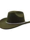 Western Wool Cowboy Fedora Hat For Couples_Cwah04397