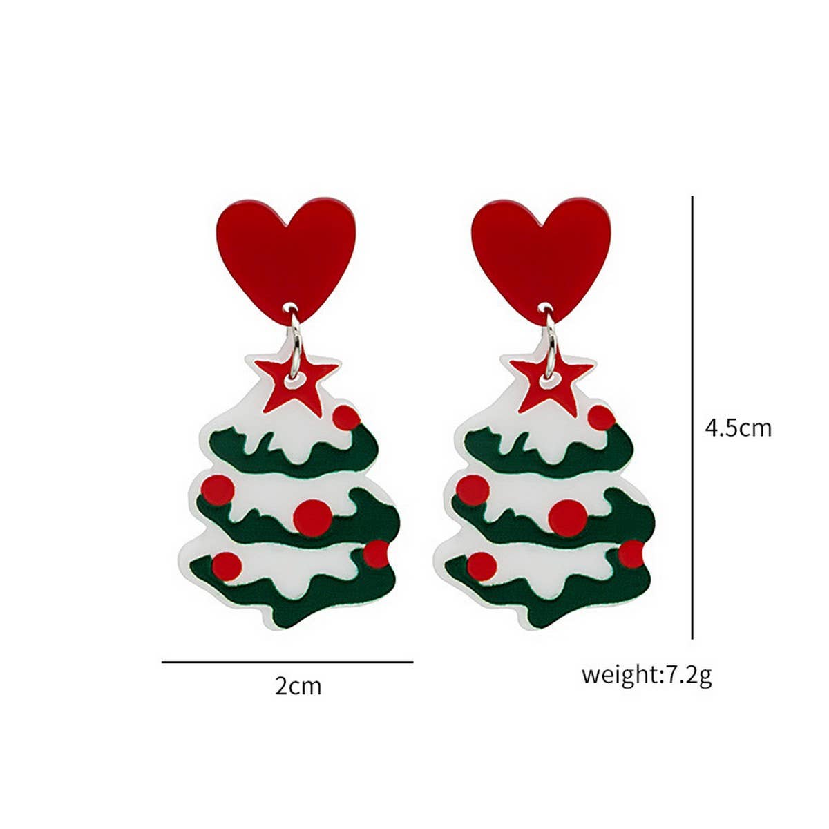 CHRISTMAS CARTOON SWEET DESIGN EARRINGS_CWAJE1837