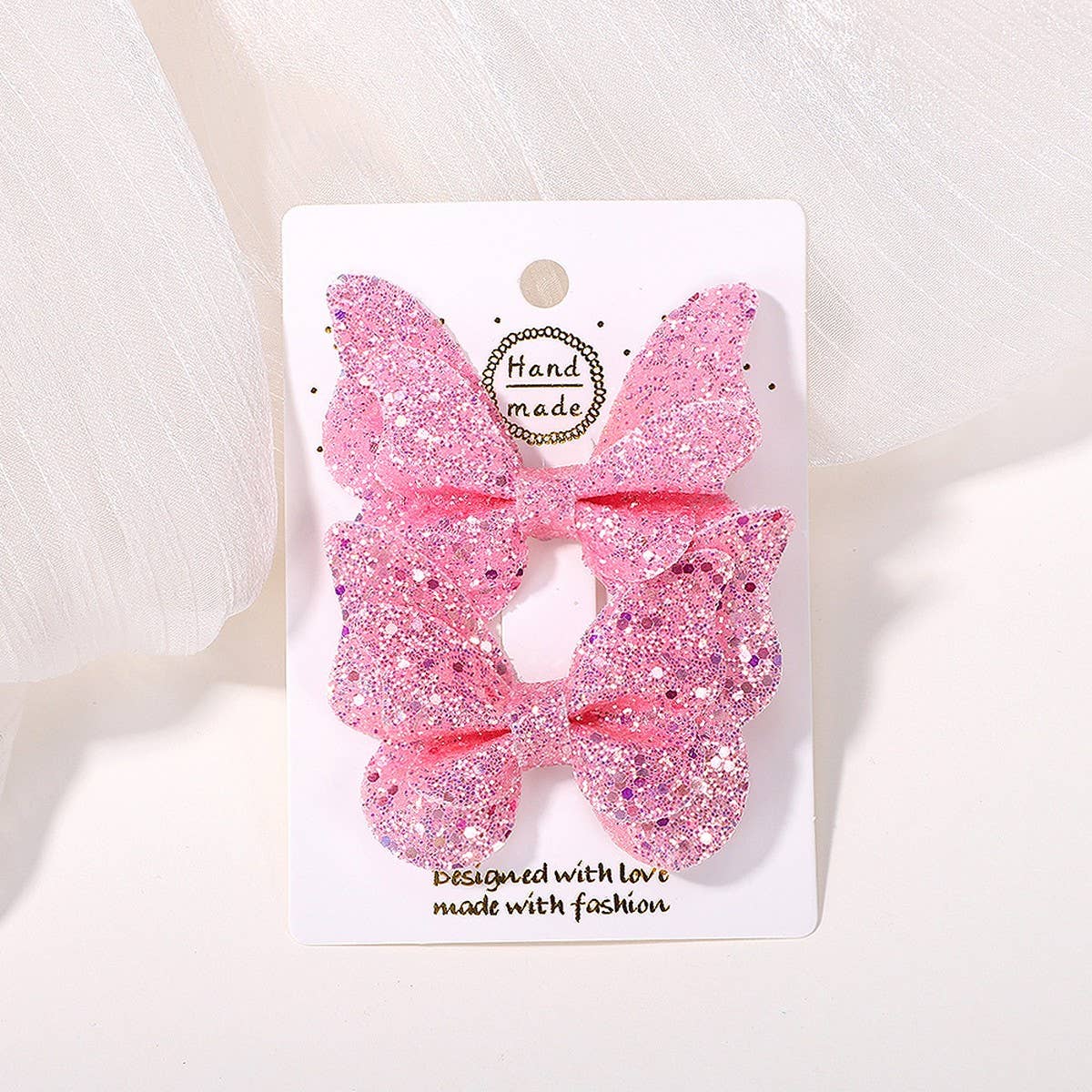 3D GRADIENT GLITTER BOW BABY HAIR CLIP_CWAHA6755