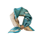 CRANE PRINT 100 SILK SQUARE SCARF 53CM FOR WOMEN_CWASC0600