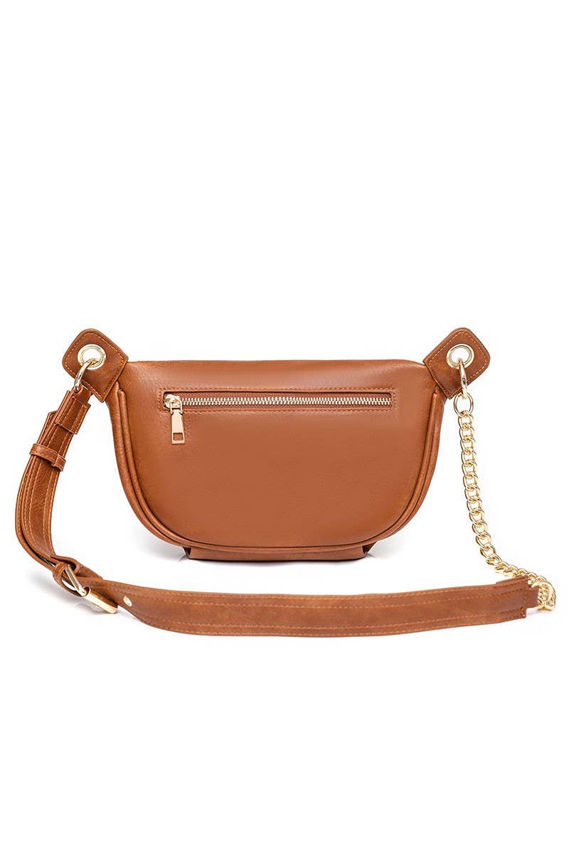 Crescent Croissant Waist Sling Bag Hip Sack_Cwab0447