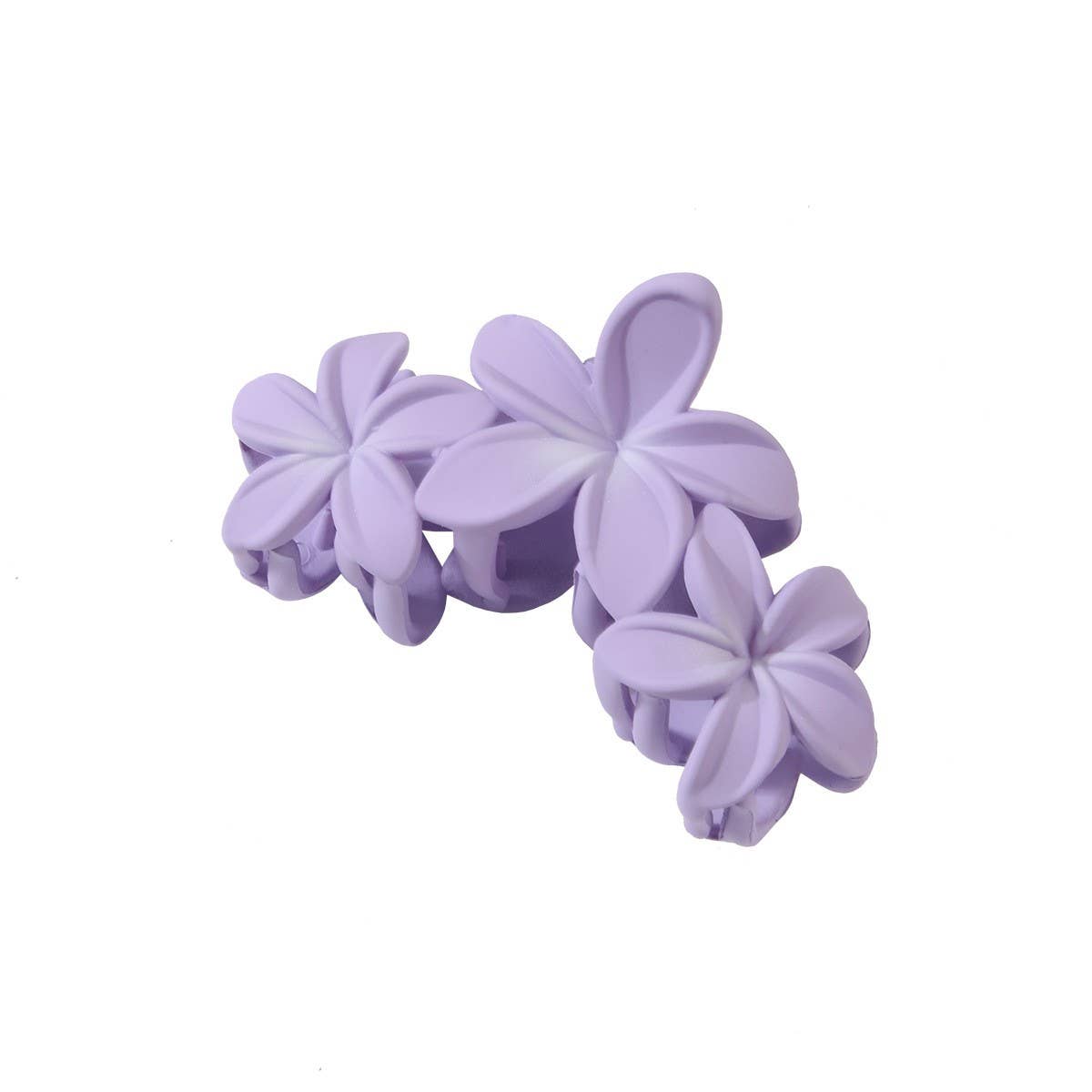 CANDY COLOR FLOWER HAIR CLAW EGG FLOWER SIDE CLIP_CWMM5007