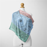 PRINT SCARF VERSATILE SQUARE FOR MOTHERS DAY GIFT_CWASC0663