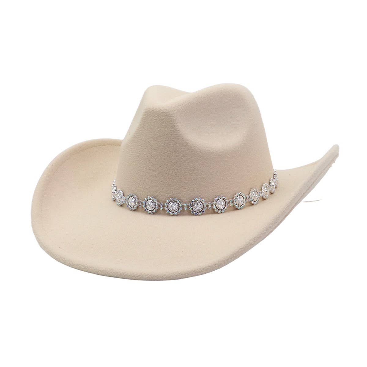 MEN WOMEN FELT COWBOY FEDORA WESTERN_CWAH04431