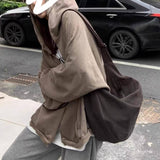 CANVAS DUMPLING BAG CROSSBODY SHOULDER BAG_CWAB4104