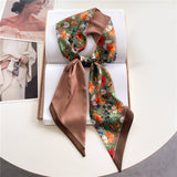 FASHIONABLE DOUBLE LAYER RIBBON ANGLED HEAD SCARF_CWASC1515