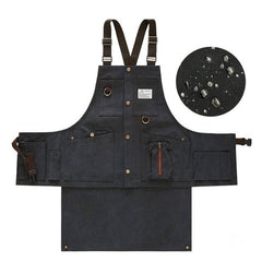 Cwmm1823_Thickened Canvas Multifunctional Pocket Work Apron