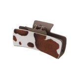 Western Cowgrain Leather Hair Clip Grab Clip_Cwaha0590
