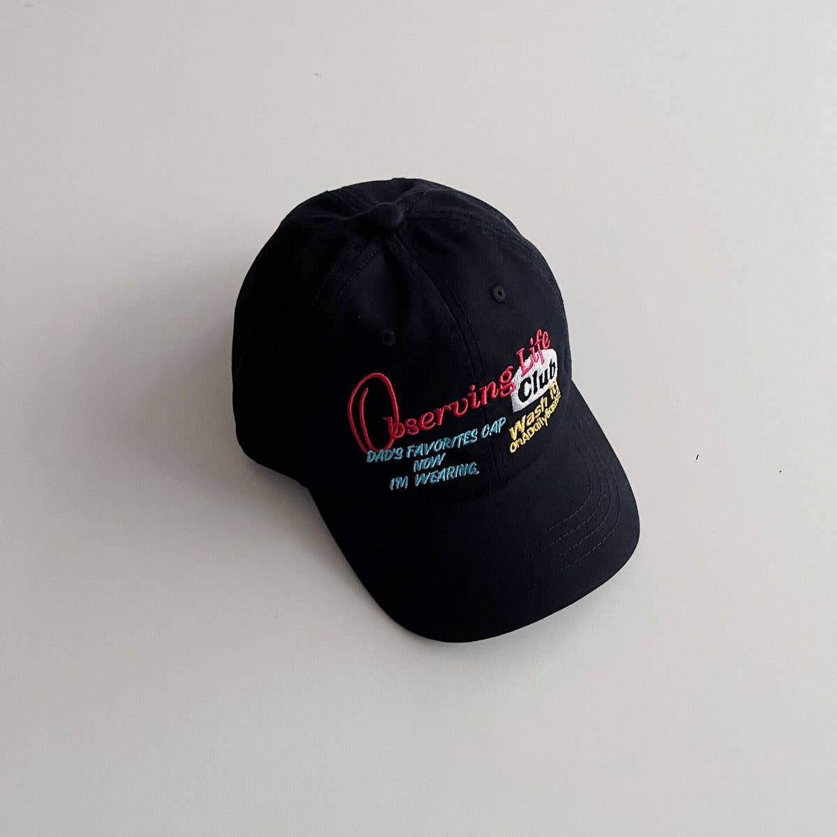 CHILDRENS STYLISH EMBROIDERED BASEBALL CAP_CWAH2883