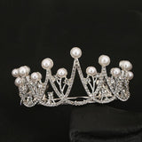 BRIDAL JEWELRY PEARL WEDDING CRYSTAL HEADDRESS_CWMM2020