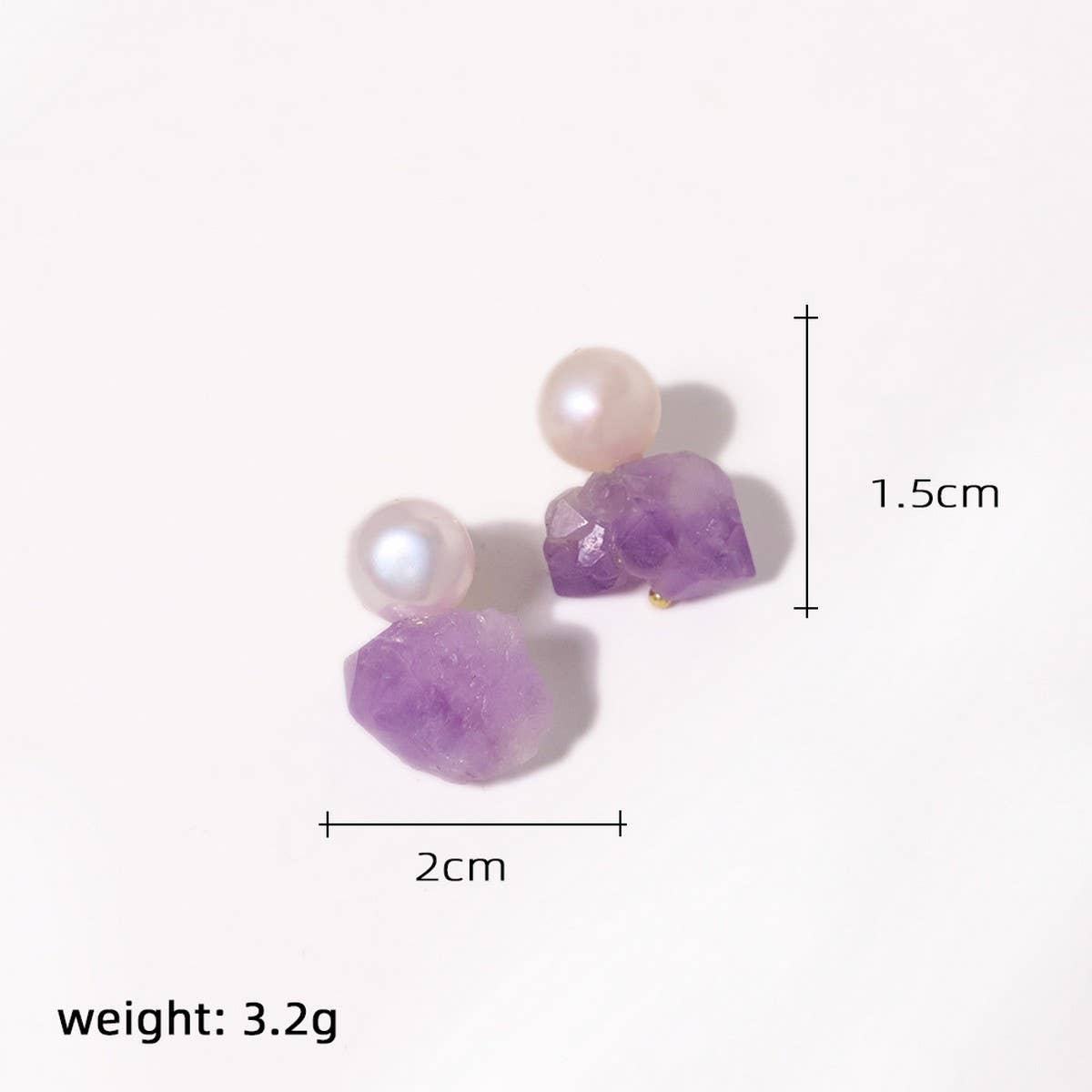 SIMPLE AND VERSATILE HIGH END PURPLE EARRINGS_CWAJE3771