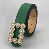 Women Fashion Diamond Buckle Joker Wide Belt_Cwabe0122