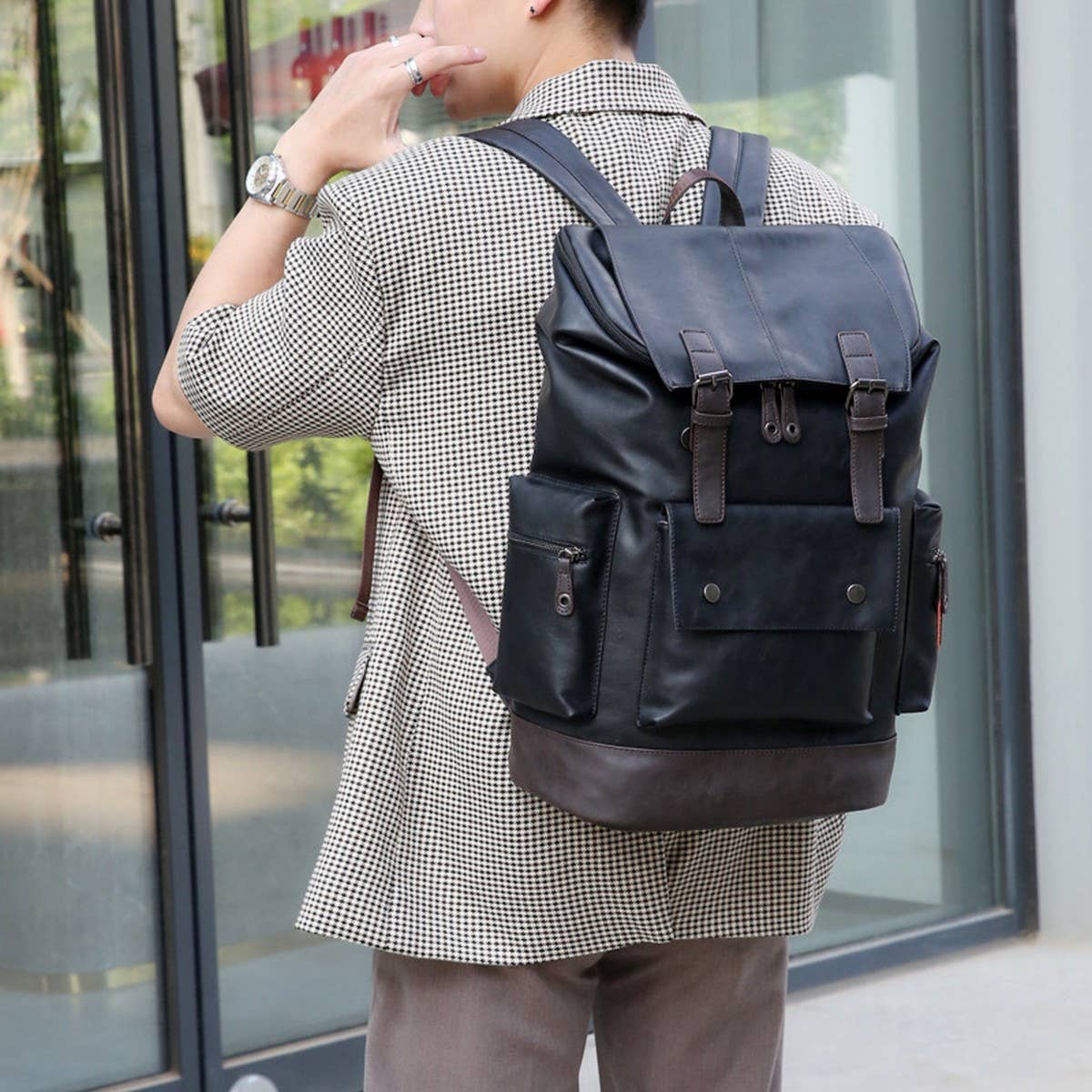 MEN S FASHION BACKPACK CASUAL TRAVEL USE_CWAB5179
