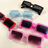 BASIC SIMPLE SQUARE SUNGLASSES_CWASG0091