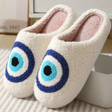 CUTE BLUE EYE INDOOR SLIPPERS FOR FALL WINTER_CWSHS0251