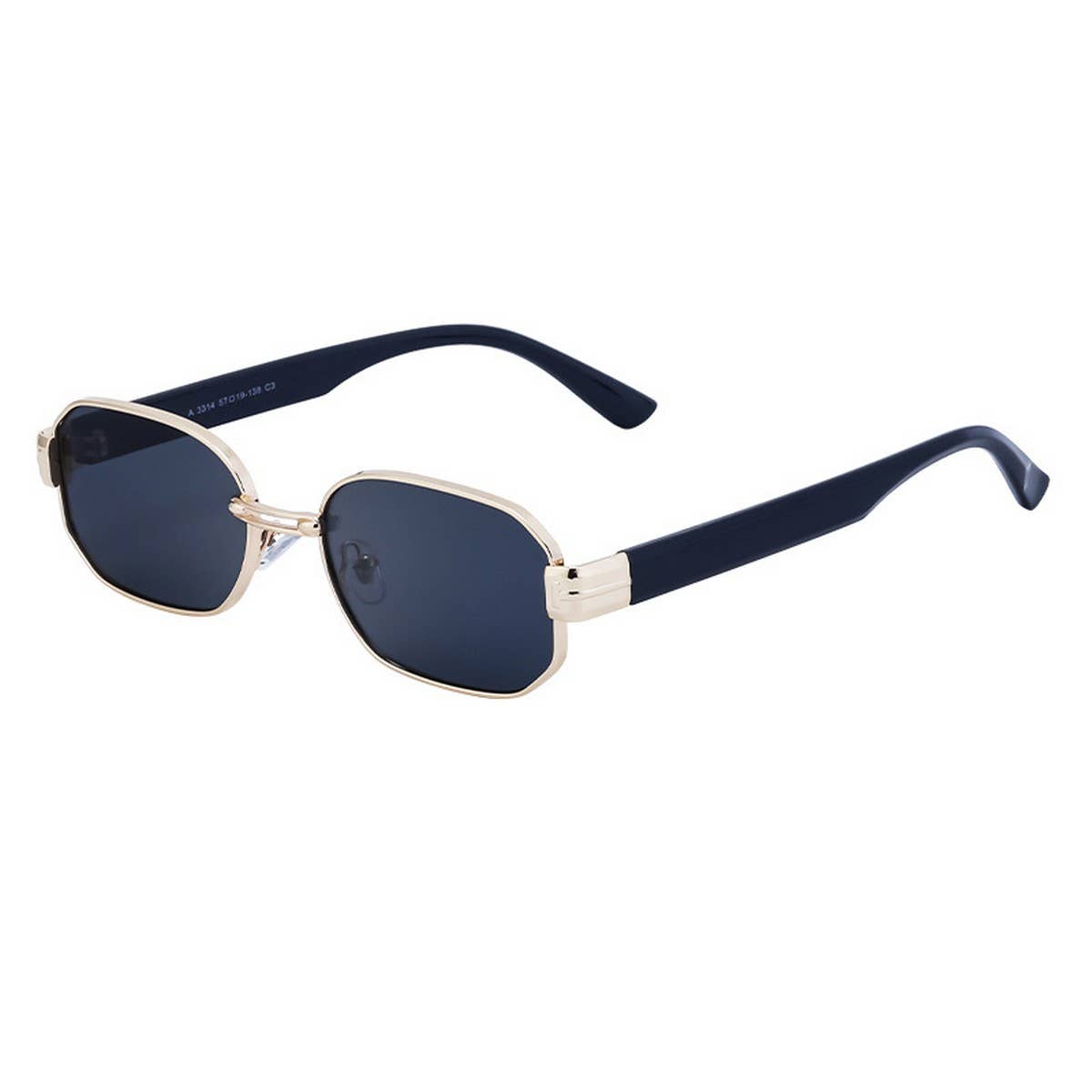 FASHIONABLE SQUARE FRAME SUN PROTECTION SUNGLASSES_CWASG0680