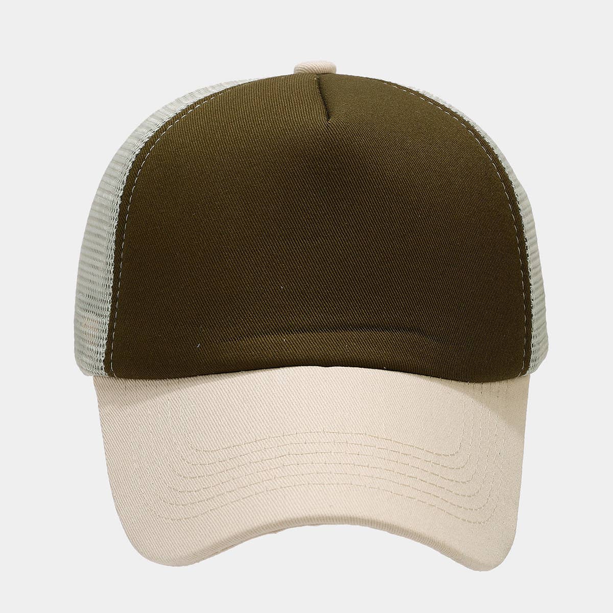 SPLICED LIGHT PANEL BREATHABLE BASEBALL CAP_CWAH1572